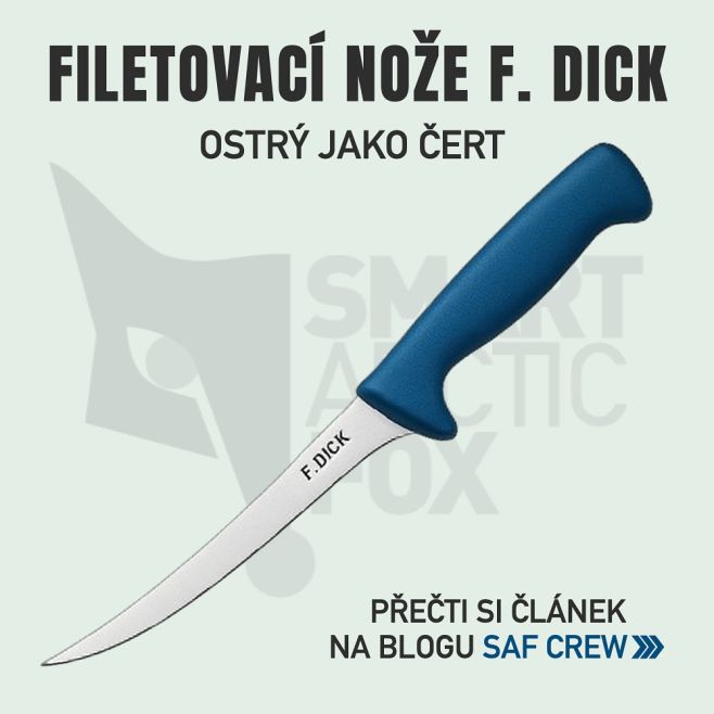 🔪 FILETOVACÍ NOŽE F. DICK Ostrý jako čert, přesný jako liška 🦊 Tenhle nůž jsme otestovali ve slané mlze, na norský tresce...